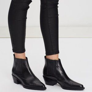 Alias Mae MAJA black leather boots EUR39/US8-9